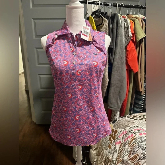 Vineyard Vines Athletic Set NWT skirt and top (sold together) XS katma floral - Picture 5 of 10